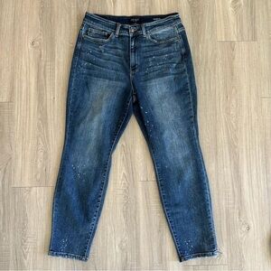 Judy Blue Women's Boyfriend Jeans - Dark Blue